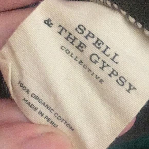 Spell Dark brown drifting w the wind Eagle Graphic T-Shirt Pima cotton - Picture 5 of 6